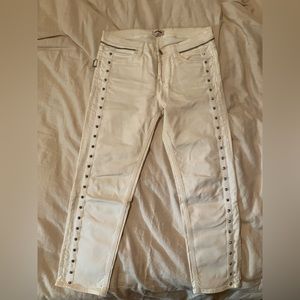 Zadig and Voltaire Elios spikes jeans. Boyfriend cut